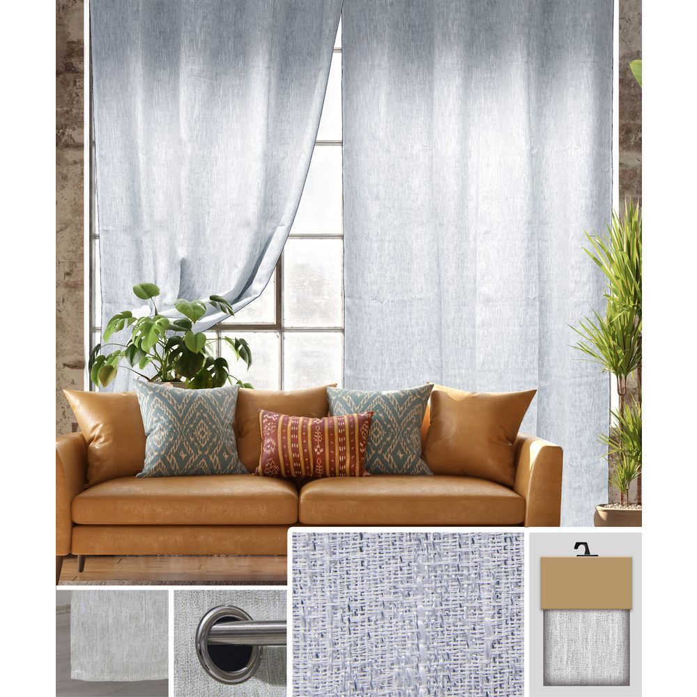 GAX 62054 Tenda Sharon Celeste 140*280Cm