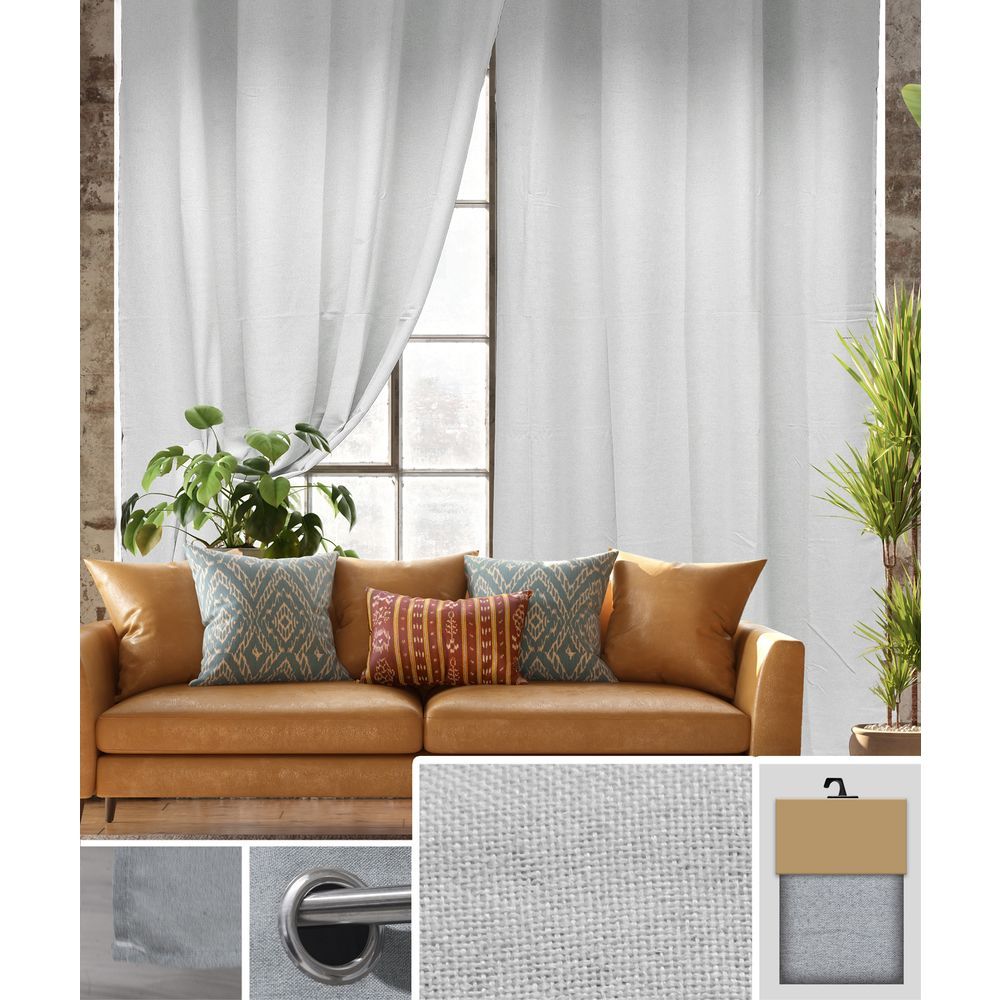 GAX 62058 Tenda Caterine White 135*280Cm