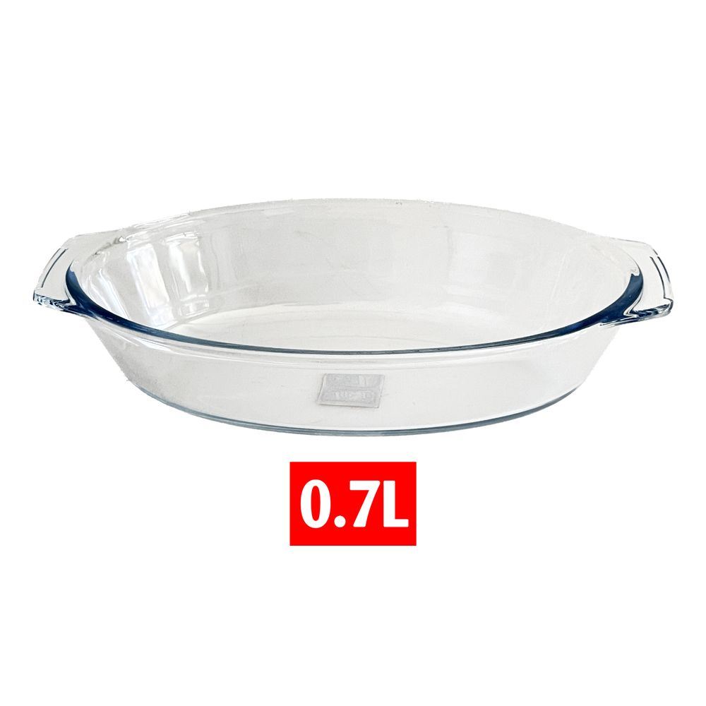 Leh 60034 Pirofila Ovale Vetro Con Manici Essence 700Ml 23,6*12,9*5,3Cm
