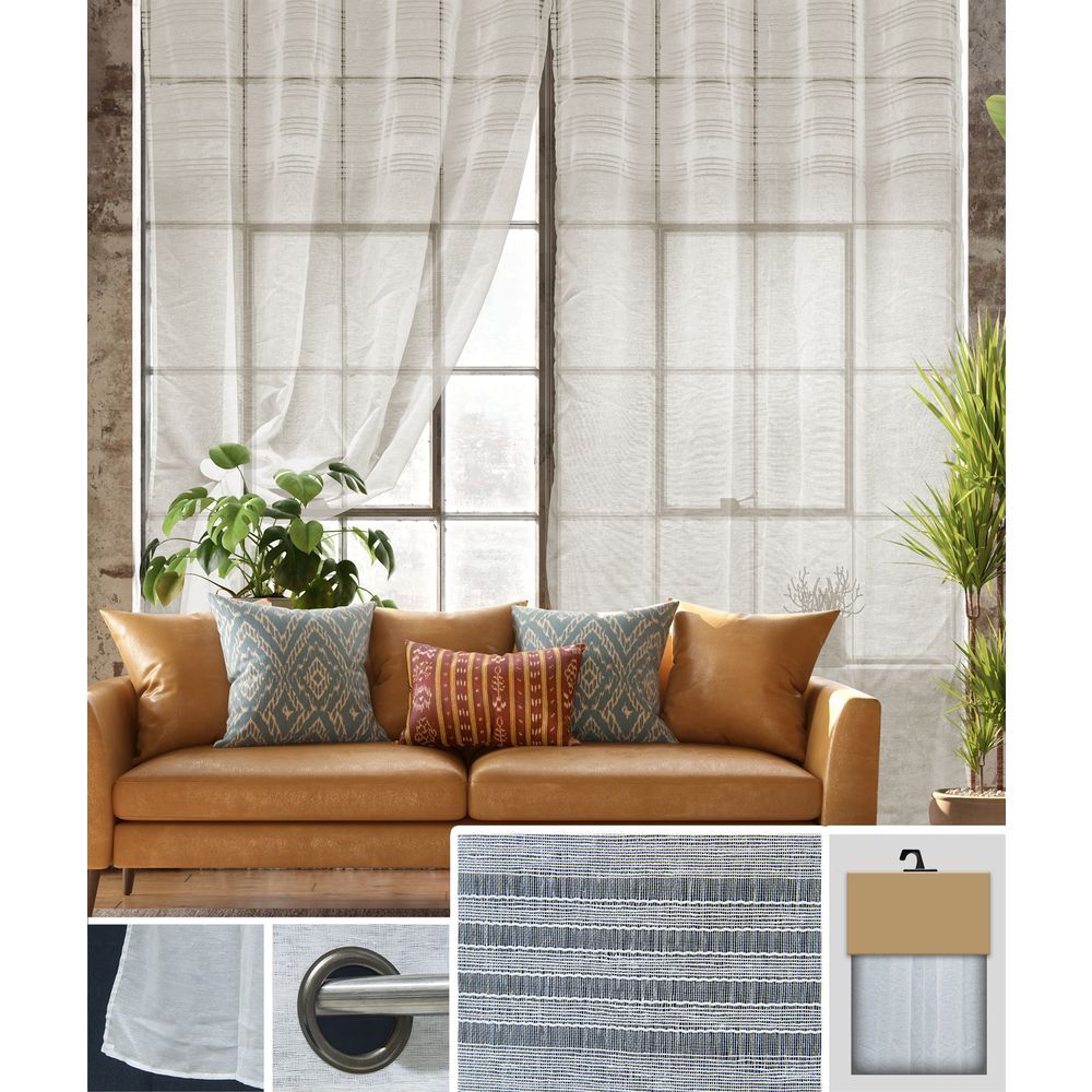 LEN 62163 Tenda Francis Beige 140*280Cm