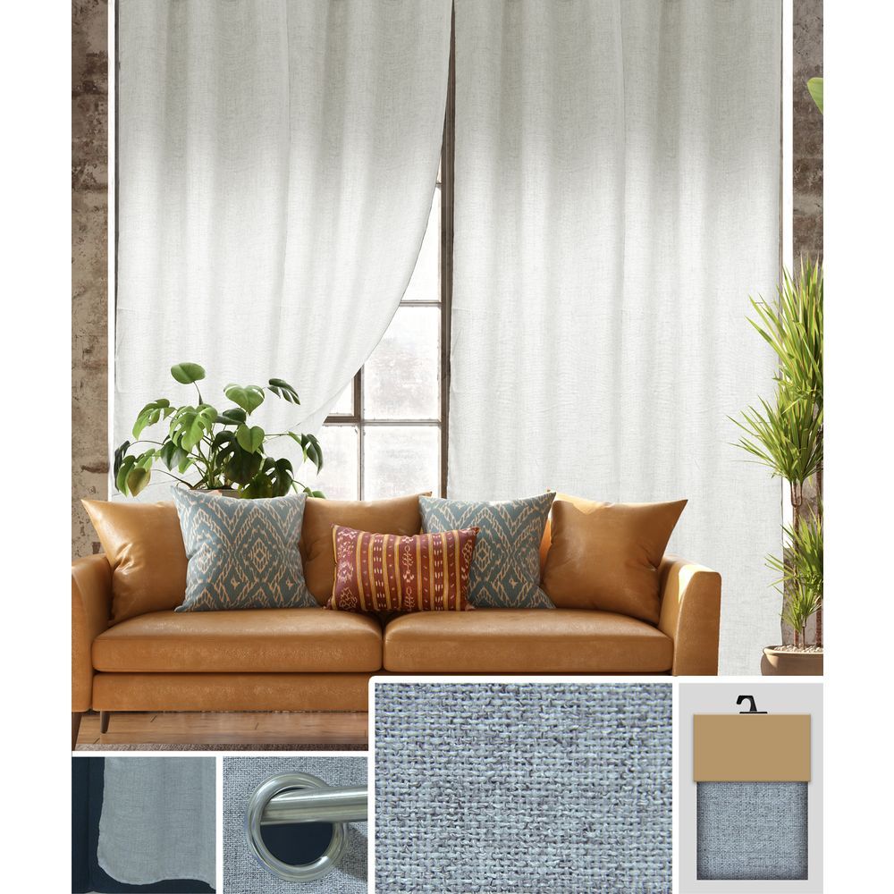 LEN 62166 Tenda Liliana Cream 140*280Cm