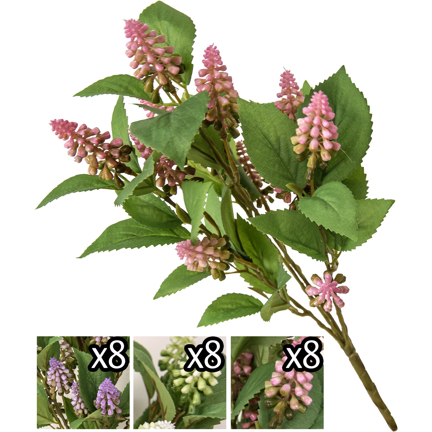 Nin 56190 Bush Lavanda Green 3 Ass.