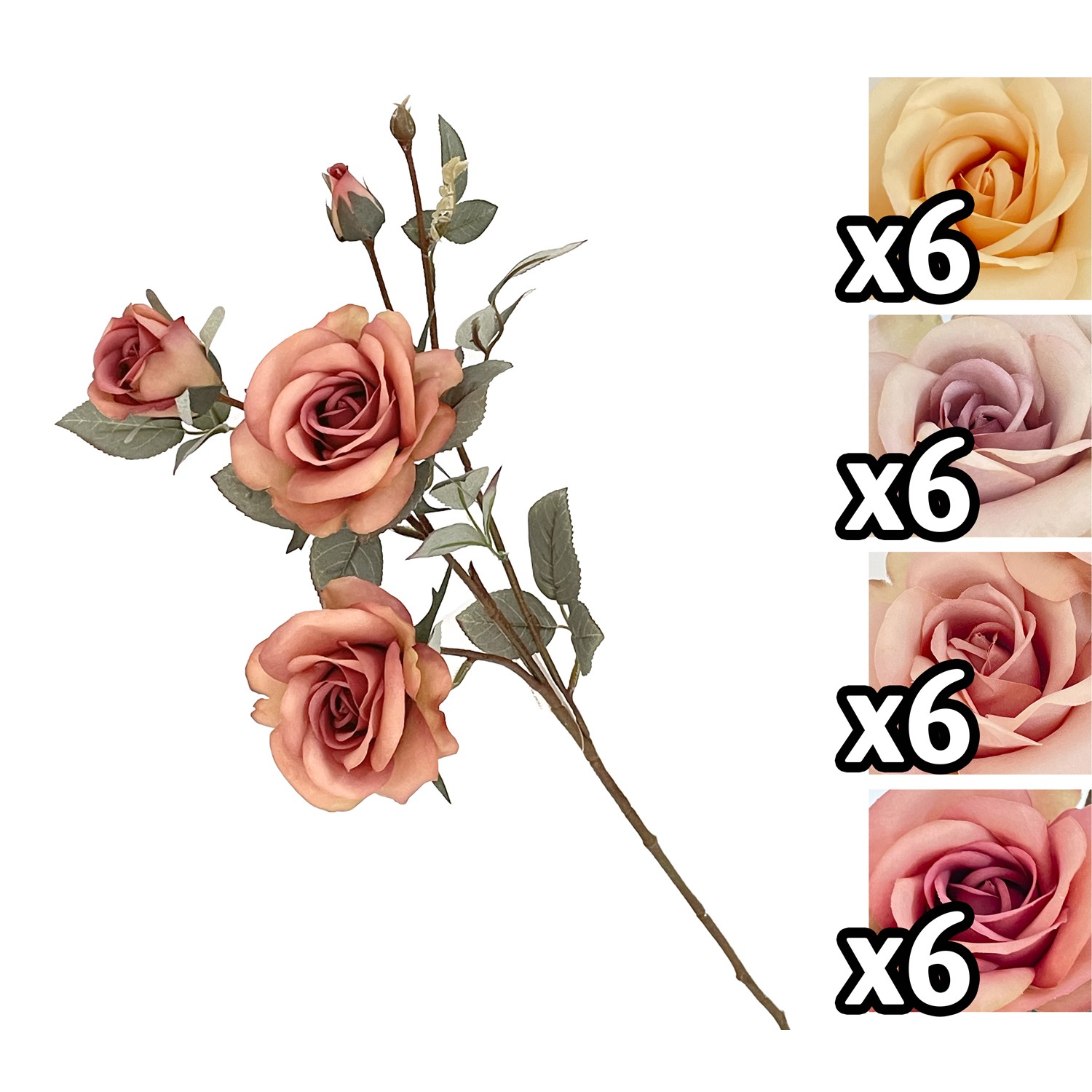 Nin 58629 Stelo 4 Rose Nordic 4 Ass.