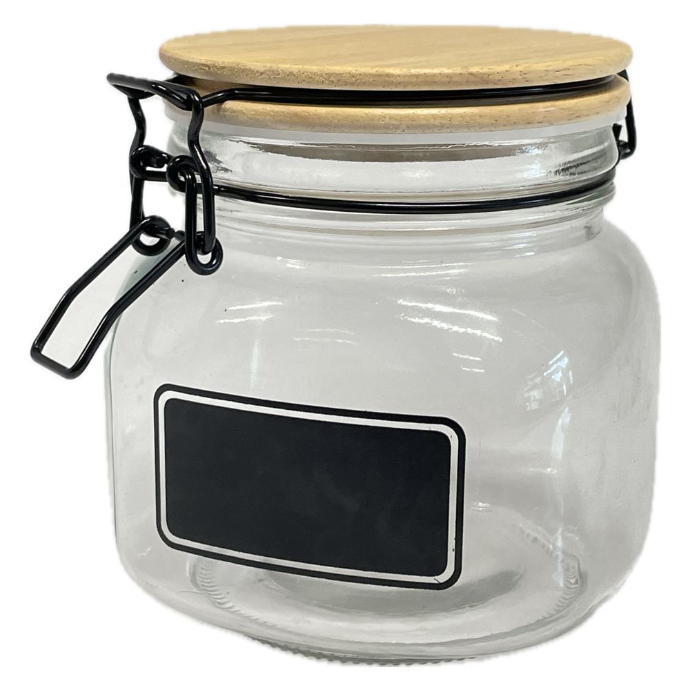 RUE 61263 Barattolo Vetro Lavagnetta 700Ml 11,5*11,5*12,3Cm