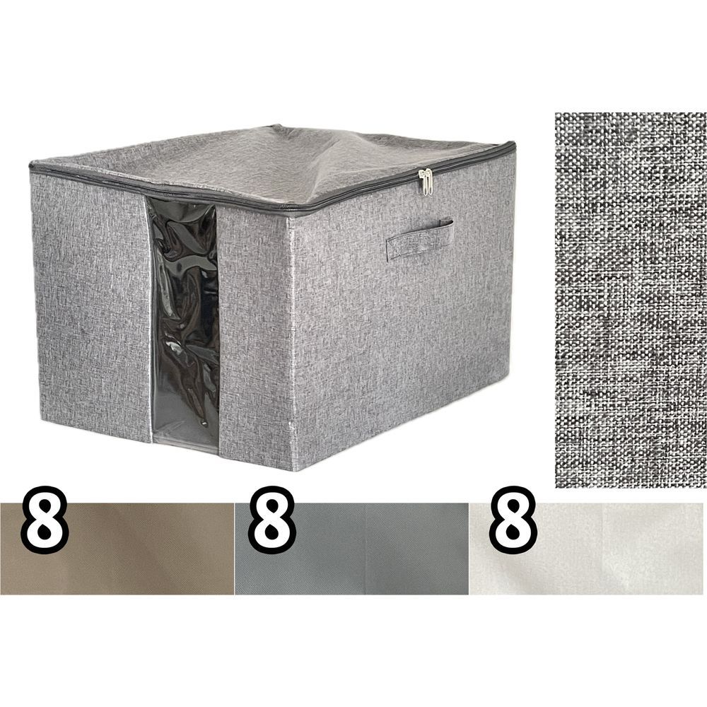 Sta 60886 Ordinett Con Zip Top 50*40*32Cm 3 Ass.