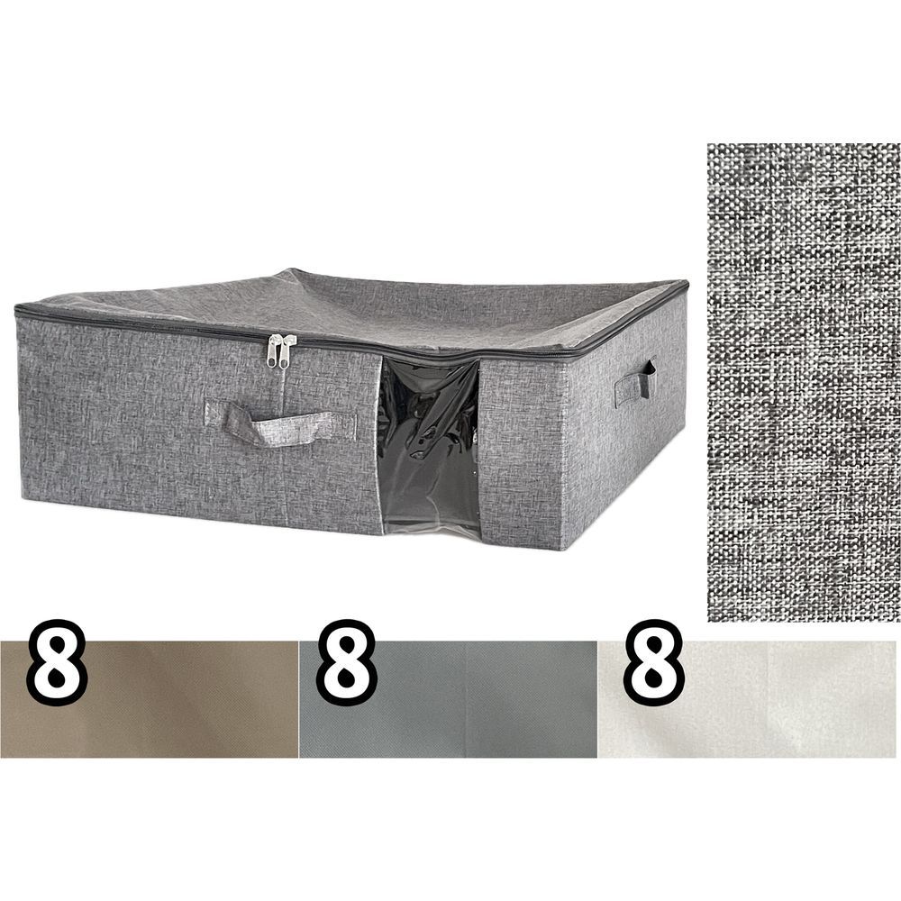 Sta 60888 Ordinett Con Zip Top 55*42*18Cm 3 Ass.