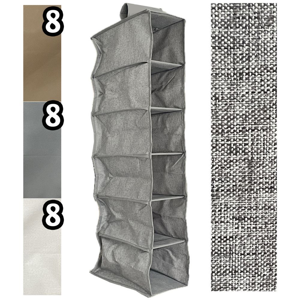 Sta 60892 Organizer Appendibile 6 Ripiani Top 15*30*84Cm 3 Ass.