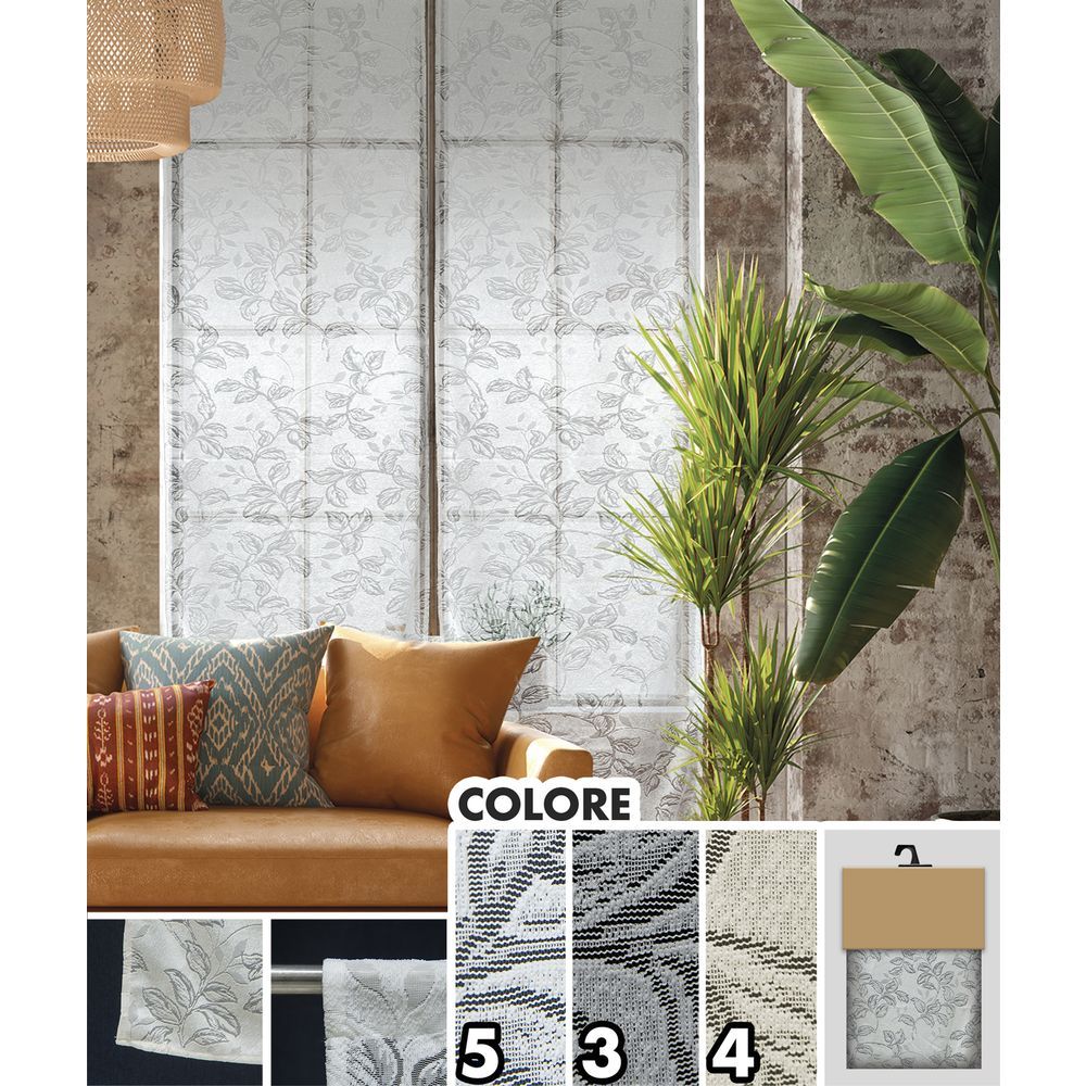 TEN 62123 Coppia Tendine Flora 2 X 60*240Cm 3 Ass.