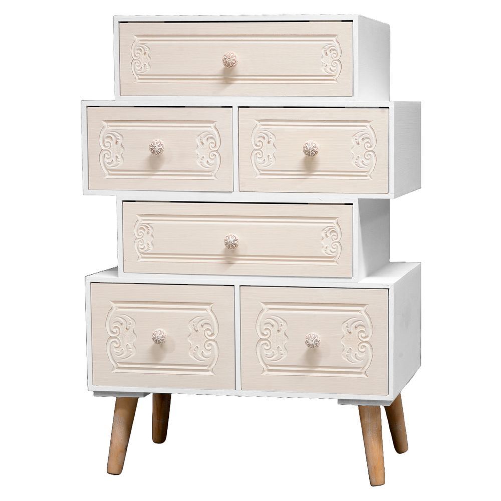 TIA 61933 Mobiletto Cassettiera Coventry 60*30*83Cm