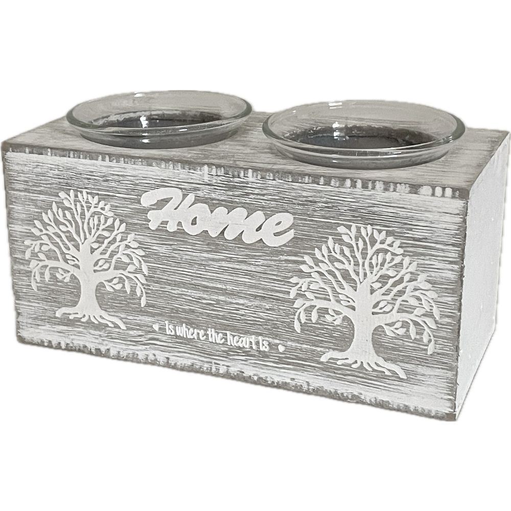 WES 61647 Portacandela 2 Slot Alviss 15*7*8Cm