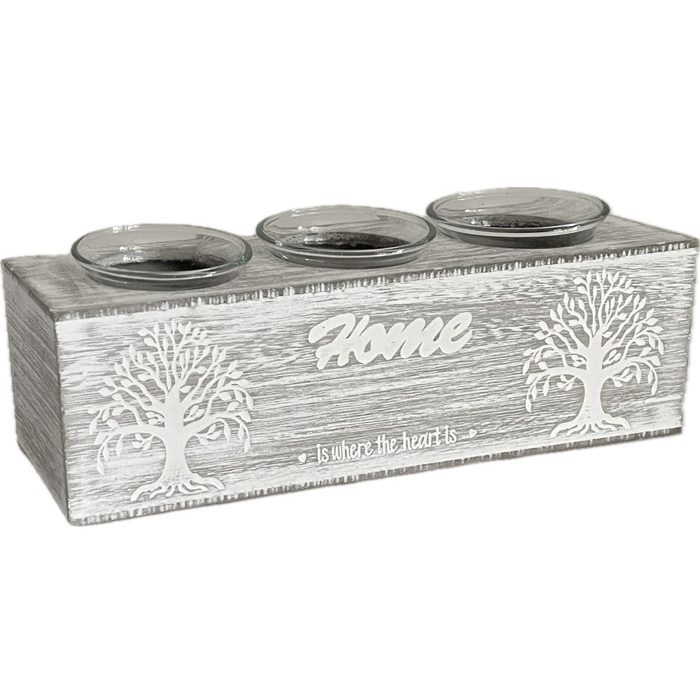 WES 61649 Portacandela 3 Slot Alviss 24*7*8Cm