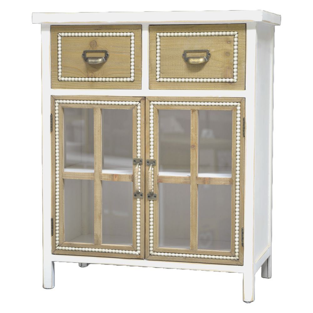 WOT 61990 Credenza 2 Cassetti Cottage 66*35*80Cm