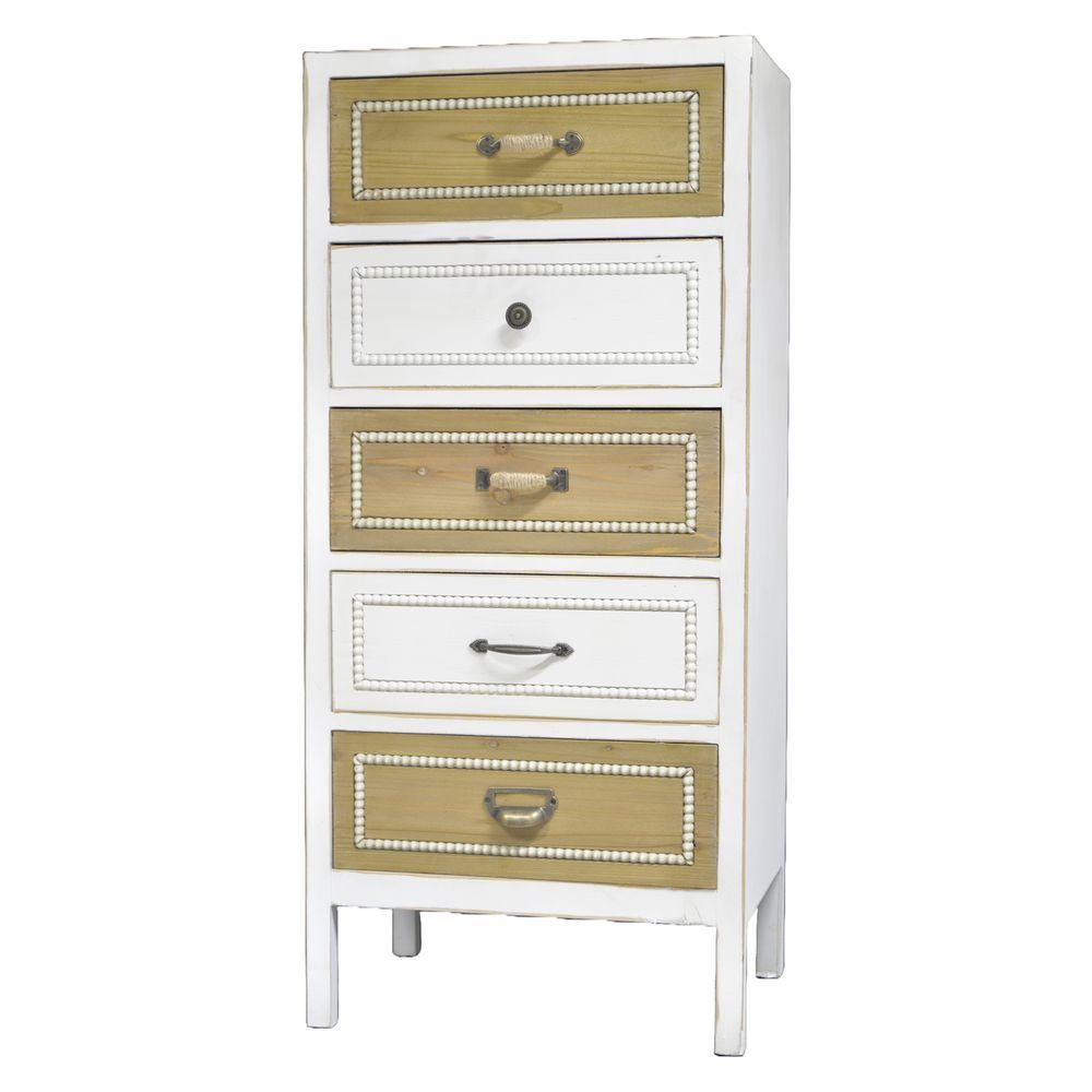 WOT 62005 Colonnina 5 Cassetti Cottage 48*35*105Cm