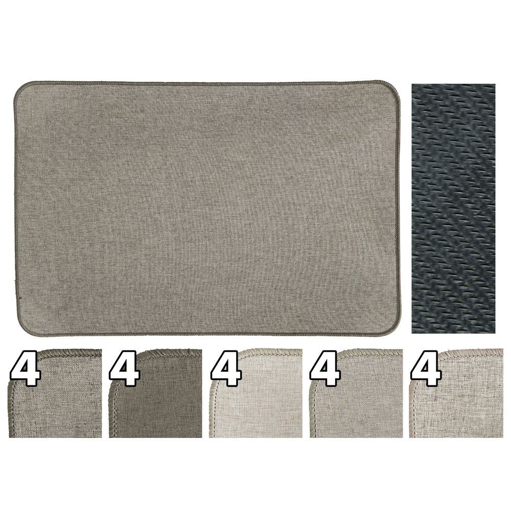 WUY 62126 Tappeto Antiscivolo Linen 2.5Mm 50*80Cm 5 Ass.