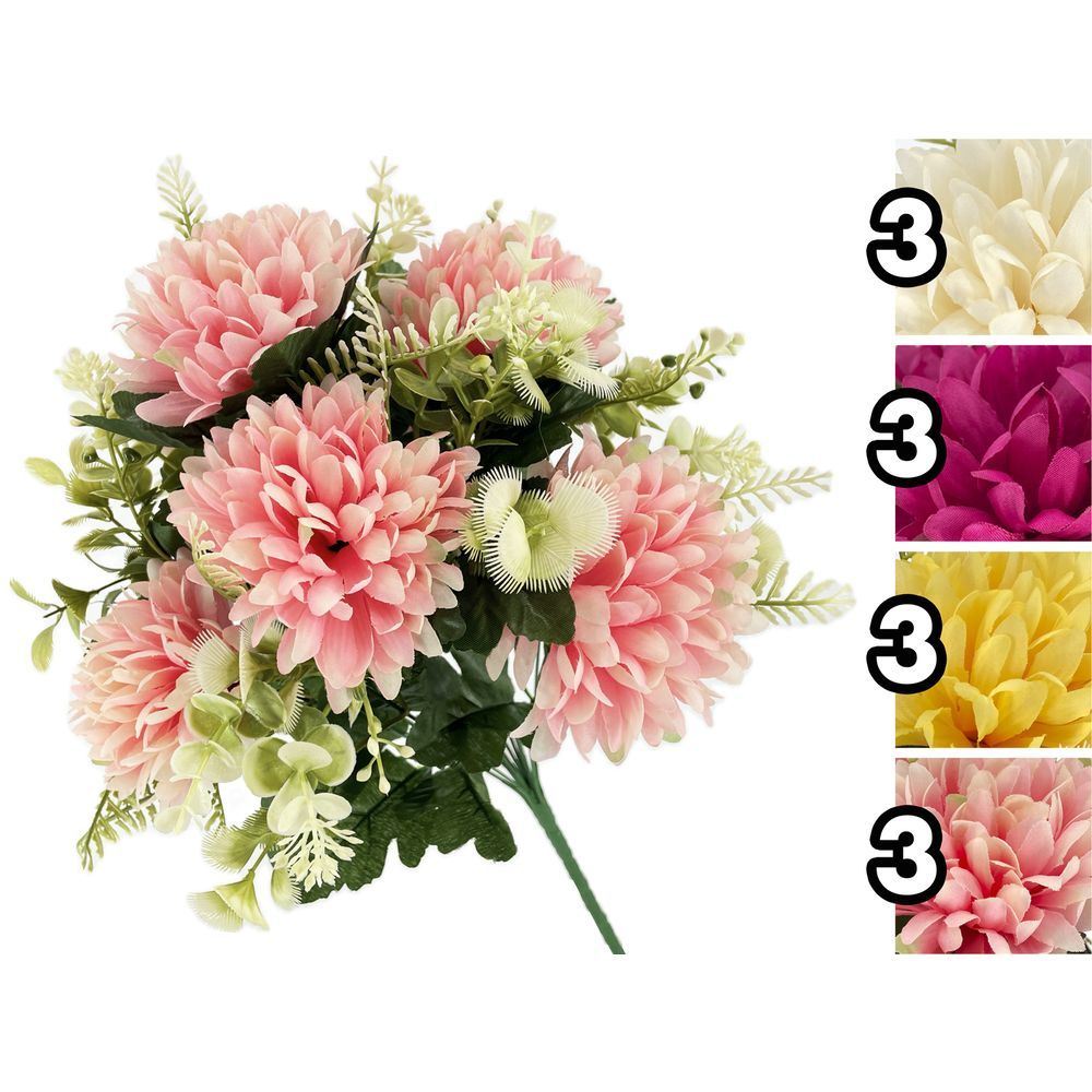 XIA 62232 Mazzo Diana Crisantemo 45Cm 4 Ass.