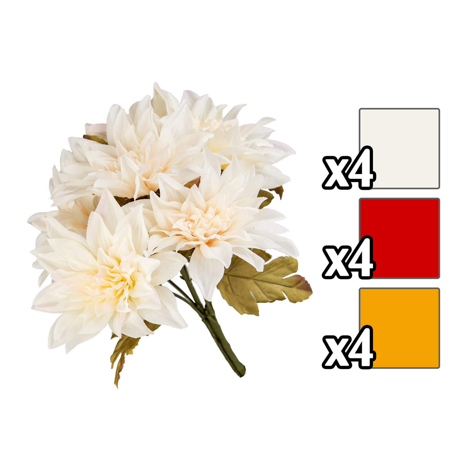 Yao 57919 Bush 6 Dalia 44Cm 3 Ass.