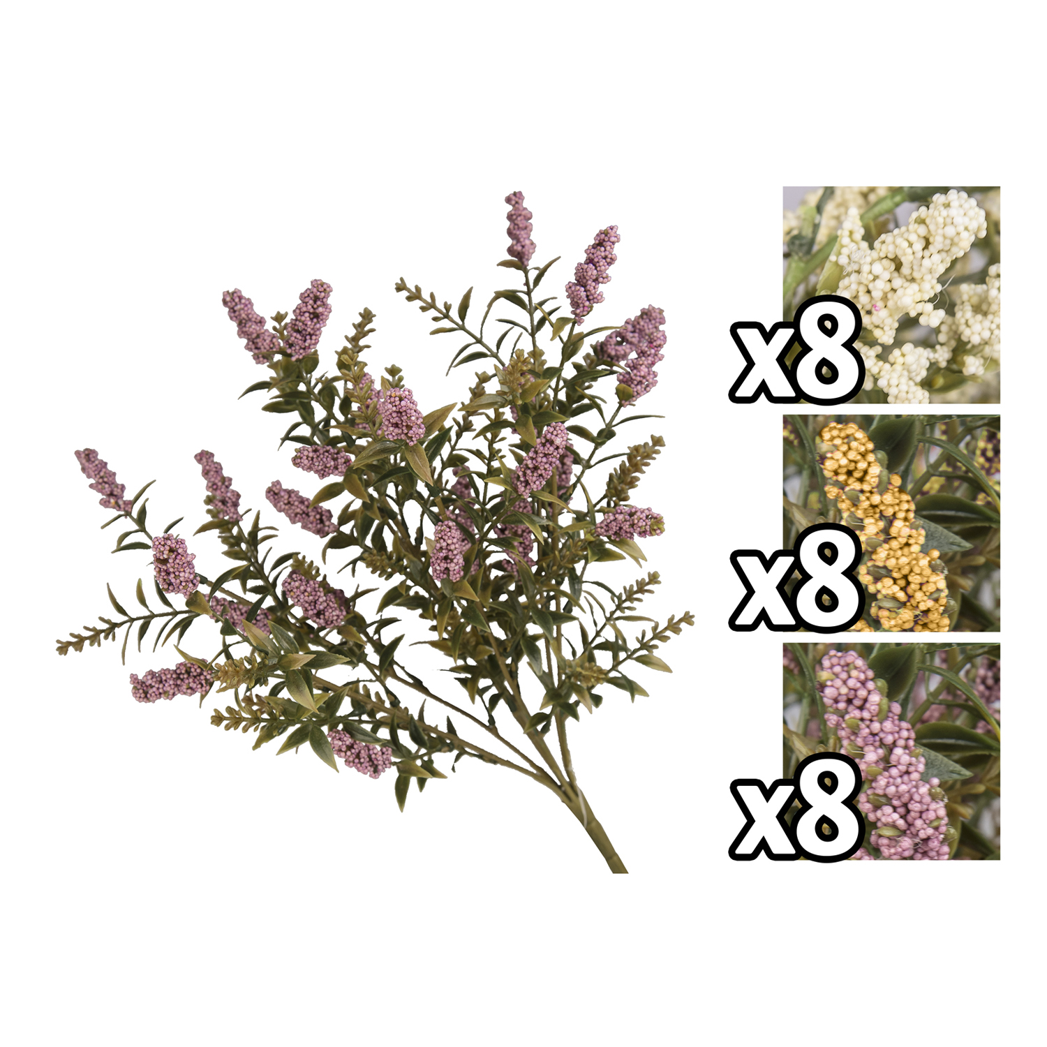 Yao 57934 Bush Lavanda Everyday 40Cm 3 Ass.