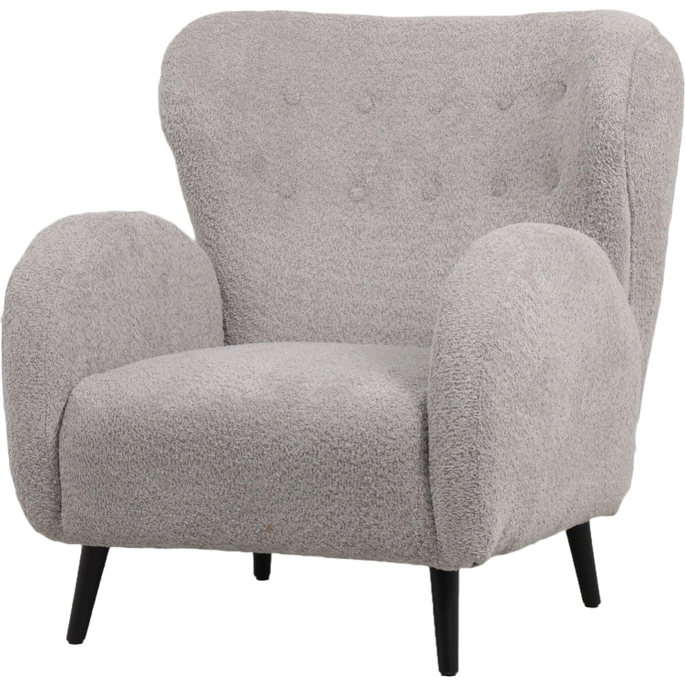 Lay 59911 Poltrona Boucle' Grigia 83*87*89Cm