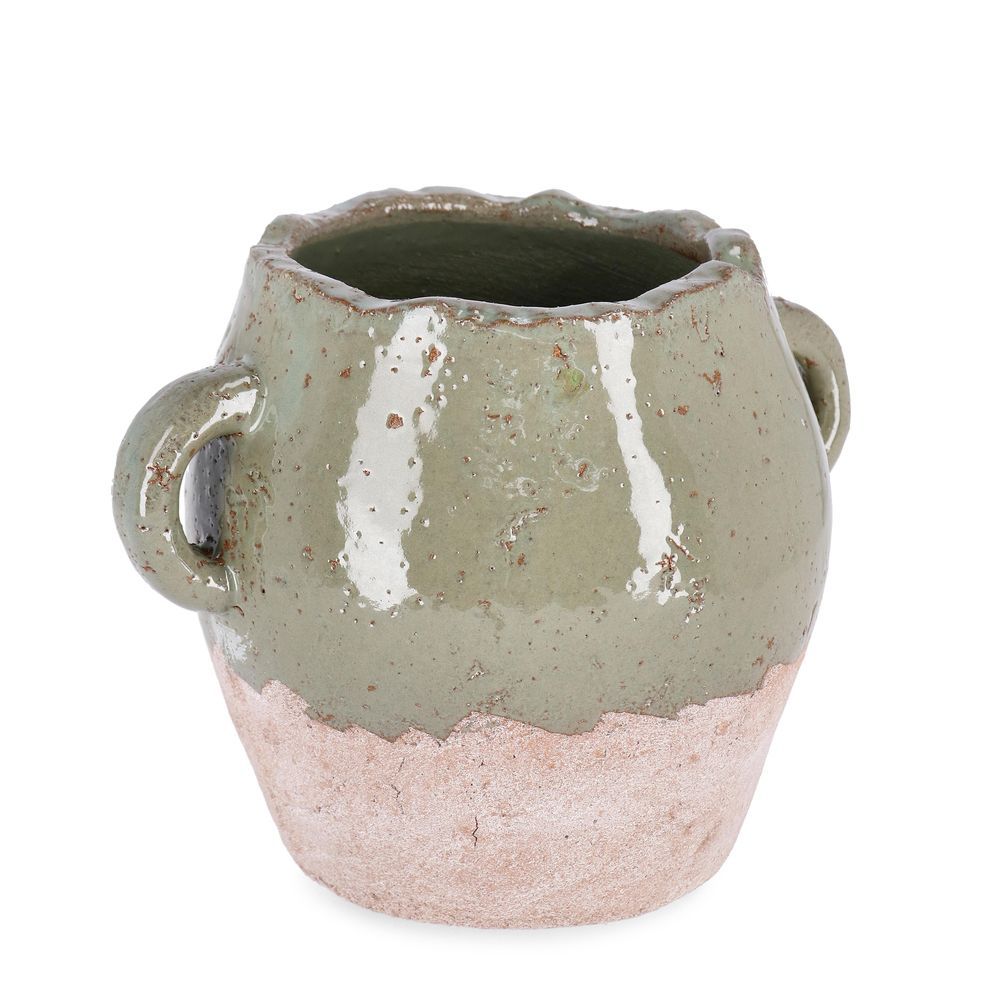 Vaso Orfeo Anfora Verde H17