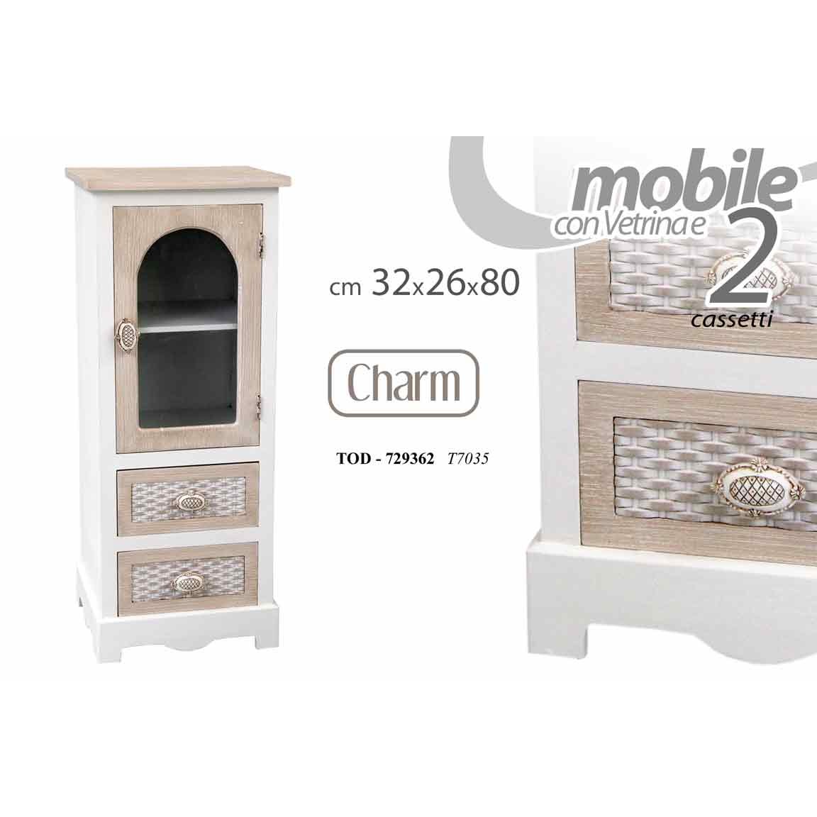 Tod/Mob 2Cas+Vetr Charm 32*26*80 T7035