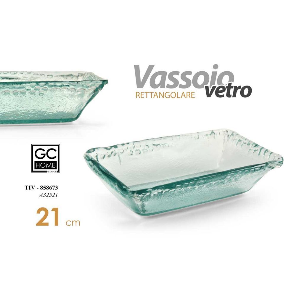 Tiv/Vassoio Vetro 21Cm A32521