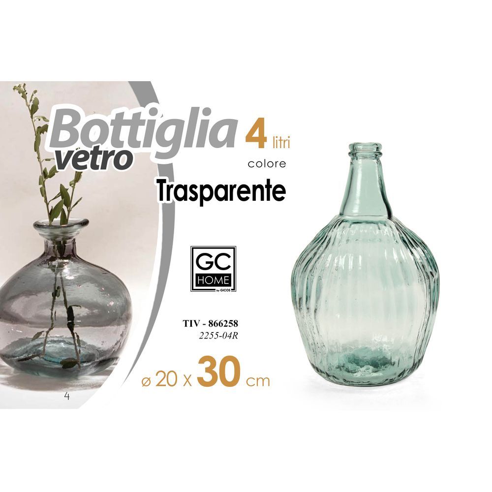 Tiv/Bottiglia Vetro 4Lt 2255/04R