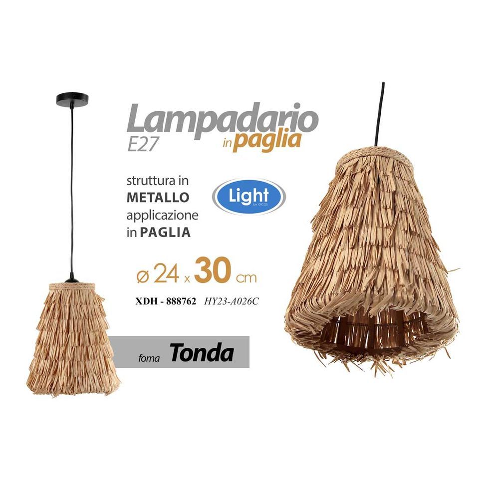 Xdh/Lampadario E27Max40W 24*30Hy23A026C