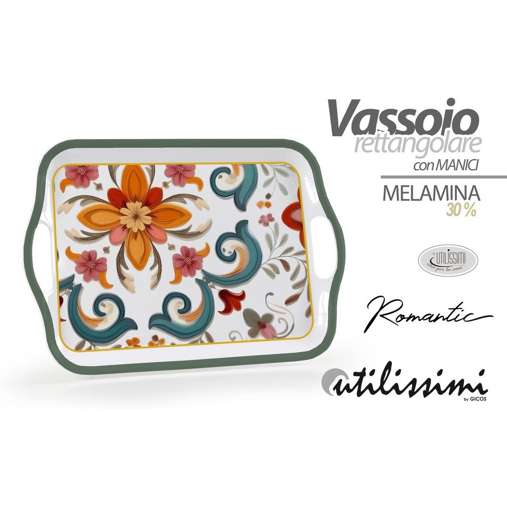 Lad/Vassoio 30%Mel Romantic 35*25*2 80413-R