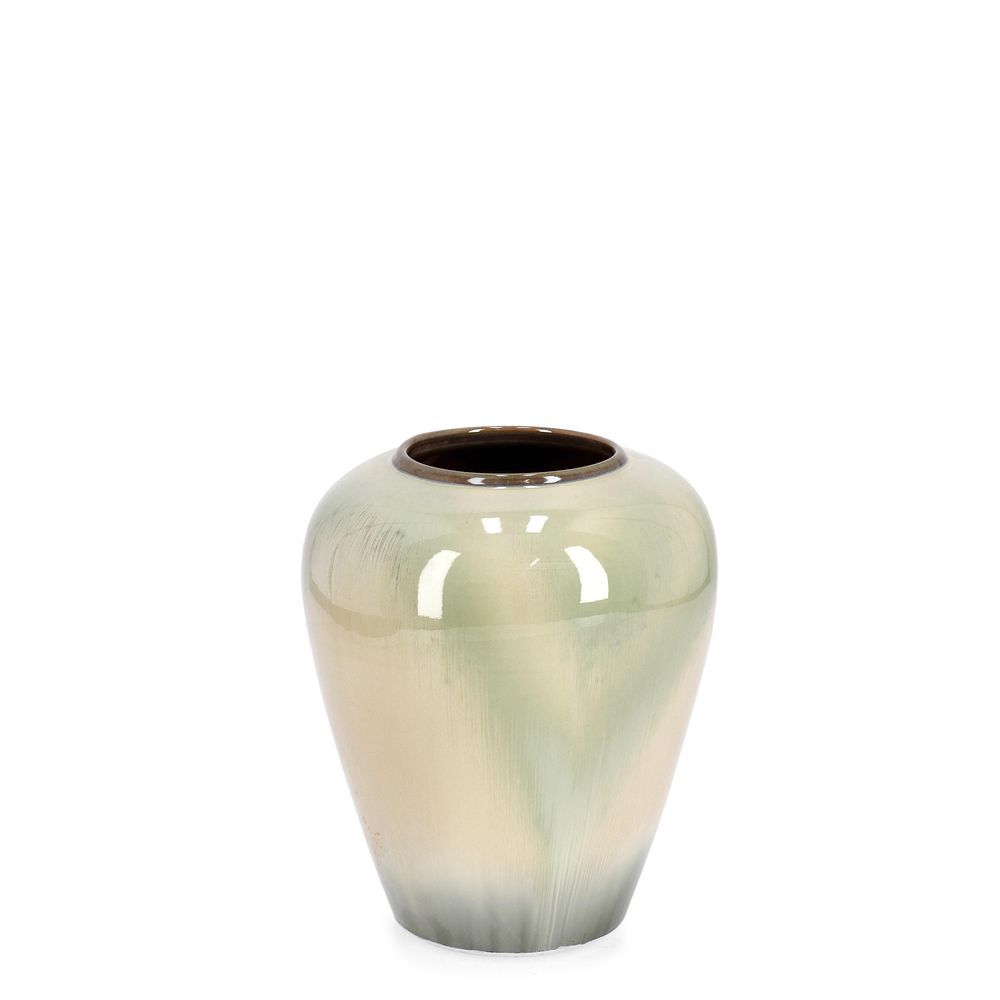 P.Vaso Coira Bombato Bianco Azzurro H30