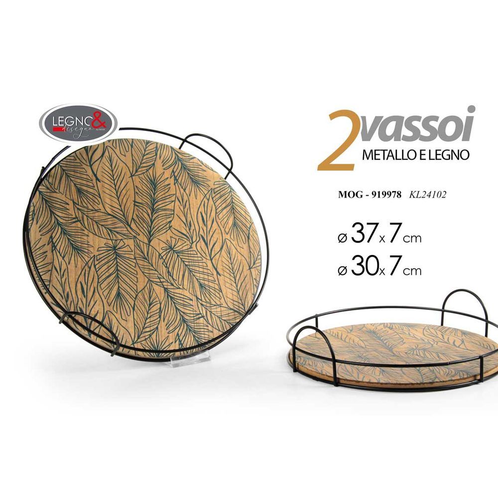 Mog/Vassoio 37*37*7 CM Kl24102 929717